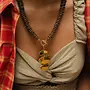 Le Veer burnt dune necklace
