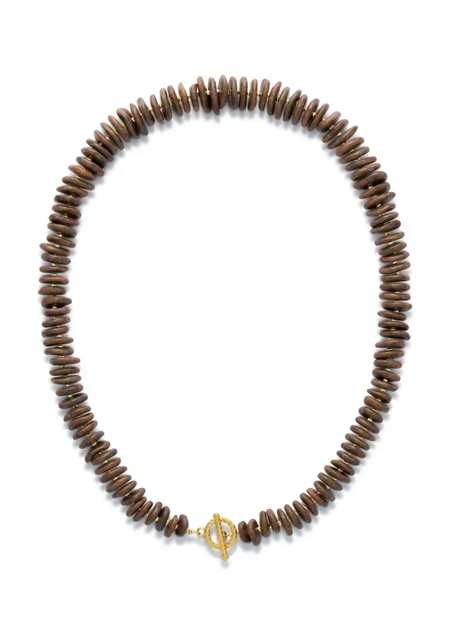 Le Veer burnt dune necklace