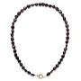 Le Veer garnet stone necklace