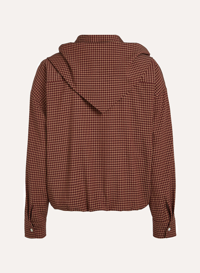 Circle yana blouse russet brown