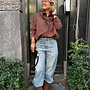 Circle yana blouse russet brown