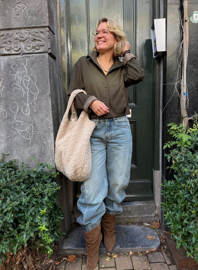 Circle inger jacket raw umber