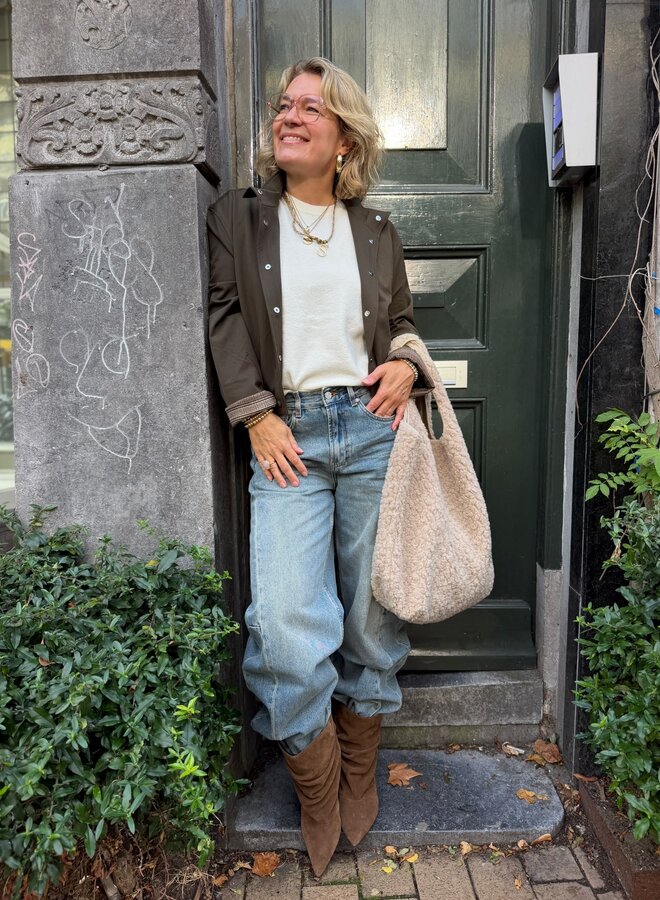 Circle inger jacket raw umber
