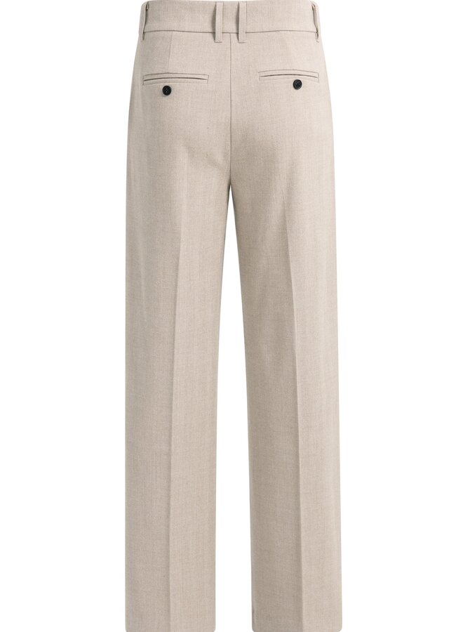 Yaya broek met wijde pijpen beige