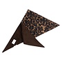 Yaya reversible scarf luipaard print brown