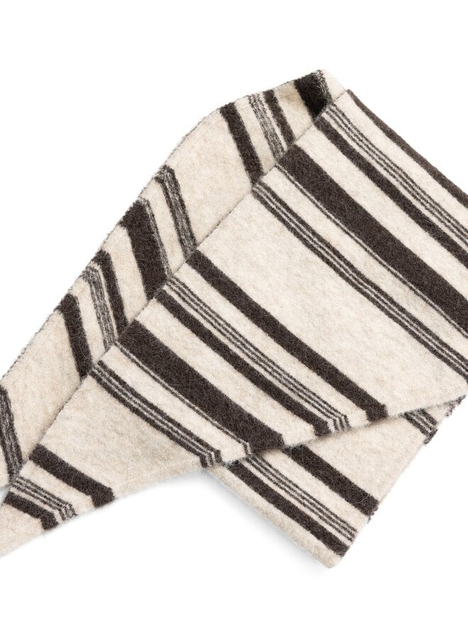 Yaya gebreide scarf light beige