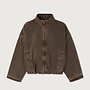 American V. osh17b denim bomber stone brown