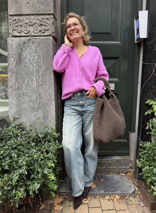 Penn&Ink W26B450LTD cardigan cyclamen