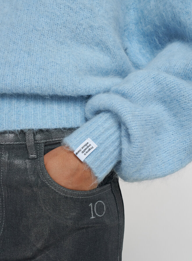 10days knit sweater angel blue