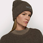 10days hairy knit beanie portobello