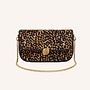 By Bar alma leather bag leopard
