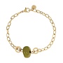 Ellen beekmans schakelarmbandje olijf