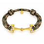 Ellen beekmans armband met touw en gouden gesp wild fig