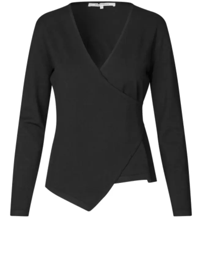 Second F. stina knit wrap black