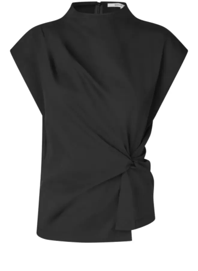 Second Female arkai drape top black
