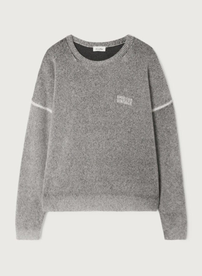 American Vintage dam18 trui carbone print