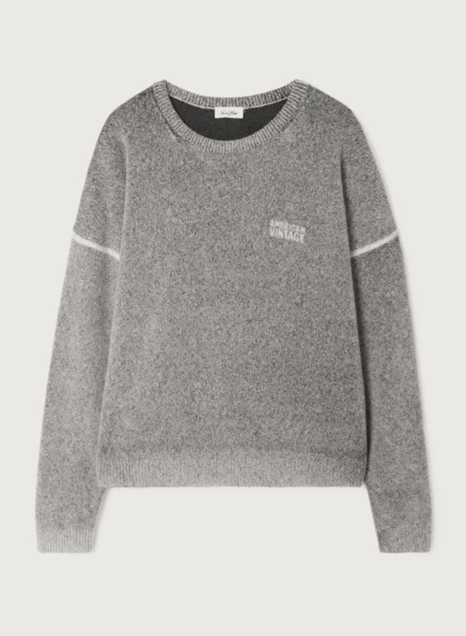 American Vintage dam18 trui carbone print