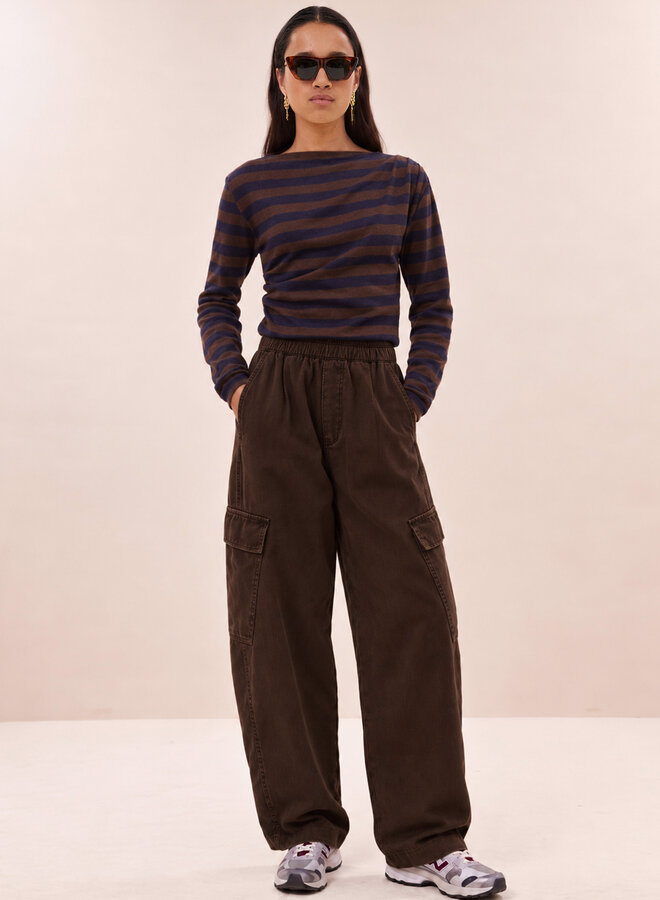 By Bar matcha heavy twill pants espresso