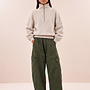 By Bar matcha twill pants dark olive