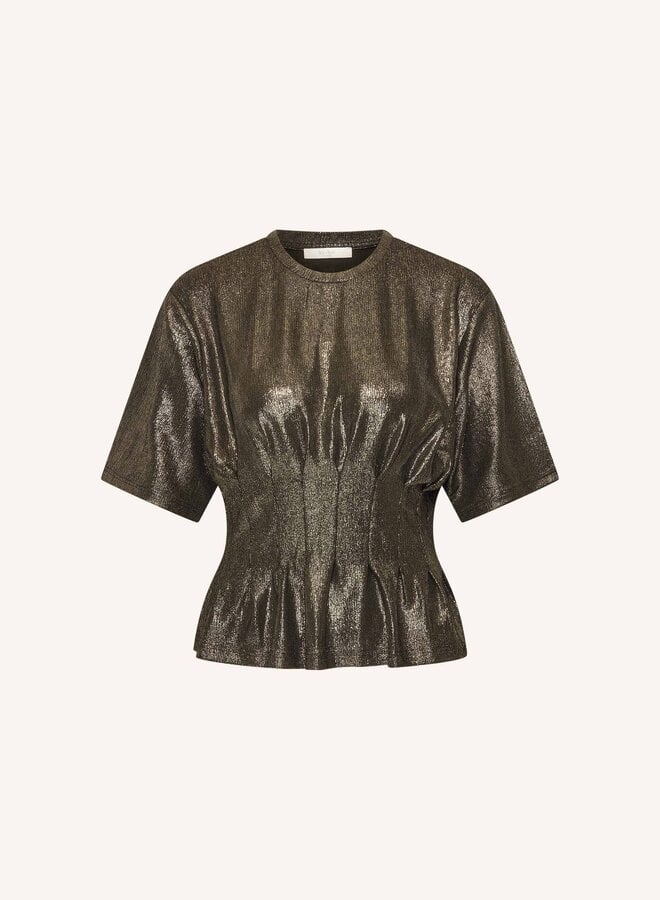 By Bar diva metallic top gold