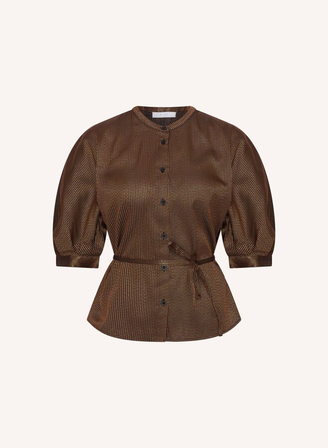 By Bar phoebe festive blouse gold