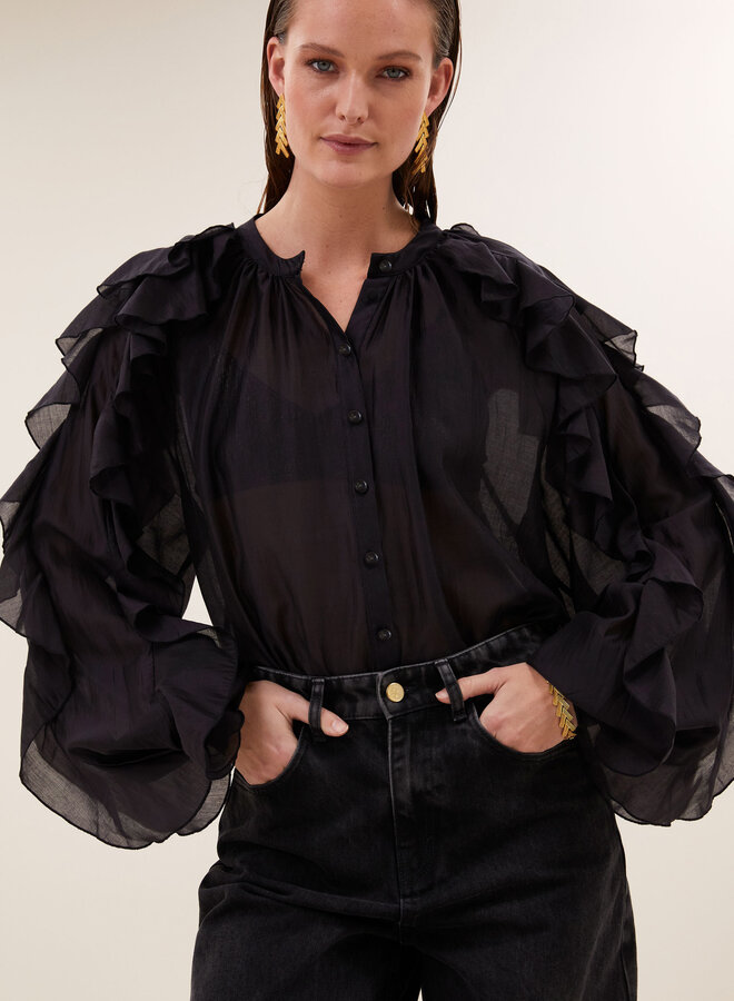 By Bar miyu blouse black