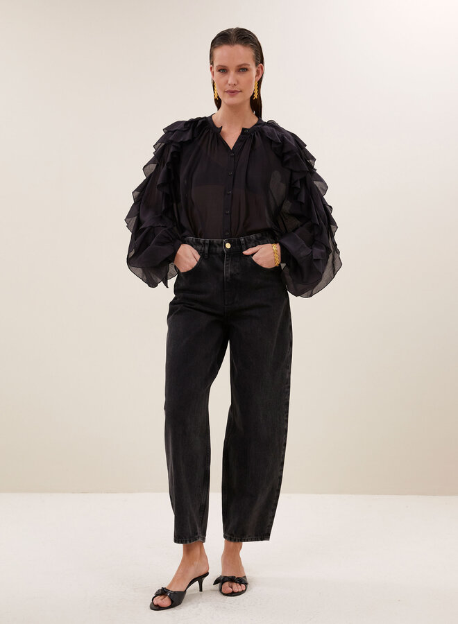By Bar miyu blouse black