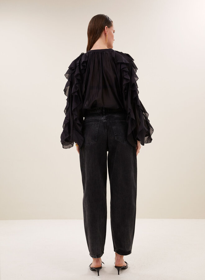 By Bar miyu blouse black