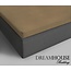 Dreamhouse Hoeslaken Topper 100% Katoen - Voor Standaard Toppers 10/12 cm - Vochtabsorberend en Warmteregulerend - Taupe