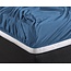 Dreamhouse Spannbettlaken Doppelgewebtes Jersey - 220 gr. sehr hohe Qualität - Kuschelweich und Stretchbar - Für Standard Matratzen bis 30cm - Blau