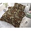 Sleeptime Dekbedovertrek - Pantherprint - Jewels Brown - Met knoopsluiting, incl. kussenslopen - Bruin