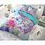 Dreamhouse Dekbedovertrek Bloemen & Vlinders - 100% Katoen - Met knoopsluiting, incl. kussenslopen -Blauw