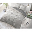 Dreamhouse Dekbedovertrek True Dreams - Tekst - 100% Katoen - Met knoopsluiting, incl. kussenslopen - Grijs