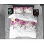 Sleeptime Dekbedovertrek Flanel - Warm en Zacht - Love Garden - Voor de Winter maanden - Met knoopsluiting, incl. kussenslopen - Wit