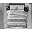 Sleeptime Dekbedovertrek Flanel - Warm en Zacht - Stone Stripe - Voor de Winter maanden - Met knoopsluiting, incl. kussenslopen - Grijs