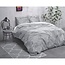 Sleeptime Dekbedovertrek Glans Satijn - Musthave voor Huid & Haar - Reguleert Talgproductie - Grijs/Wit