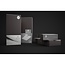 Dreamhouse Splittopper Hoeslaken Percal Katoen - Splitdiepte 90 cm - Antraciet