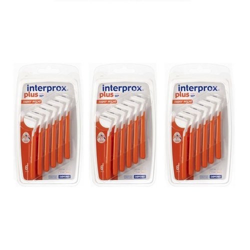 Interprox Interprox Plus ragers super micro oranje 2 mm - Voordeel 3 x 6st