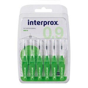 Interprox Interprox premium ragers micro groen 2,4 mm - 6st Interprox Interprox premium ragers micro groen 2,4 mm - 6st