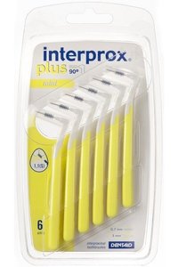 Interprox Plus ragers mini geel 3 mm - 6st Interprox Plus ragers mini geel 3 mm - 6st