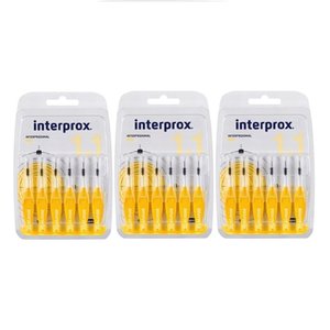 Interprox Interprox premium ragers mini geel 3 mm - Voordeel 3 x 6st