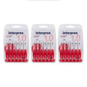 Interprox Interprox premium ragers mini conical rood 2-4 mm - Voordeel 3 x 6st