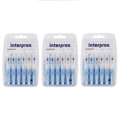 Interprox Interprox premium ragers cylindrical lichtblauw 3,5 mm - Voordeel 3 x 6st