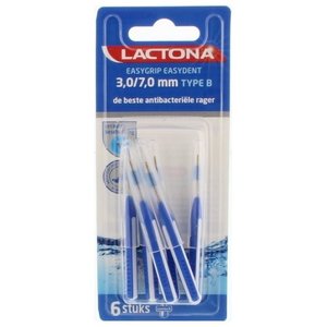 Lactona Lactona Easygrip type B 3-7mm blauw - 6st Lactona Lactona Easygrip type B 3-7mm blauw - 6st