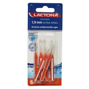Lactona Lactona Easygrip ultra small 1,9mm oranje - 6st Lactona Lactona Easygrip ultra small 1,9mm oranje - 6st