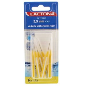 Lactona Lactona Easygrip XXS 2,5mm geel - 6st