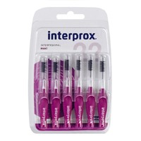 Interprox premium ragers maxi paars 6,0 mm - Voordeel 12 x 6st