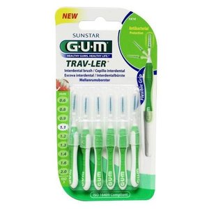 GUM GUM Trav-ler ragers 1,1 mm groen - 6st