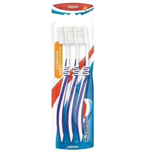 Aquafresh Aquafresh Tandenborstel clean flex medium - 3st