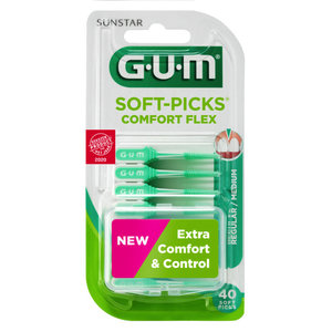 GUM GUM Soft Picks Comfort Flex regular - 40st